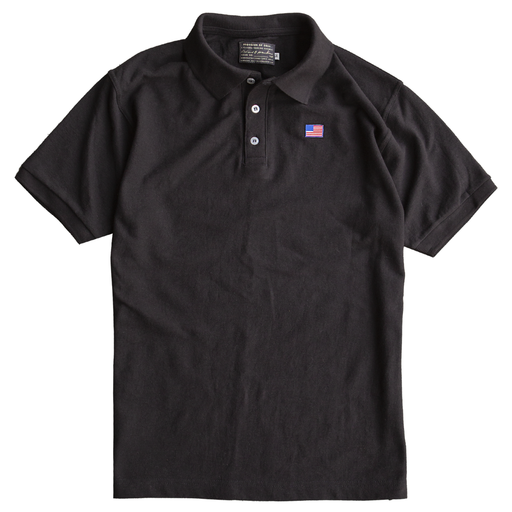 DIXIE RESERVE CO. — USA Flag Polo